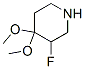 Piperidine,3-fluoro-4,4-dimethoxy-(9ci)Structure,355006-64-3Structure Piperidine,3-fluoro-4,4-dimethoxy-(9ci) Structure,355006-64-3Structure