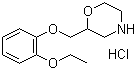 2-[(2-Ethoxyphenoxy)methyl]morpholine hydrochloride Structure,35604-67-2Structure
