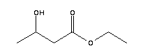3-羥基丁酸乙酯結(jié)構(gòu)式_35608-64-1結(jié)構(gòu)式