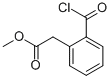 Benzeneacetic acid,2-(chlorocarbonyl)-,methyl ester (9ci)Structure,356558-47-9Structure Benzeneacetic acid,2-(chlorocarbonyl)-,methyl ester (9ci) Structure,356558-47-9Structure
