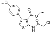 2-(2-氯乙?；被?-4-(4-甲氧基苯基)-噻吩-3-羧酸乙酯結(jié)構(gòu)式_356568-71-3結(jié)構(gòu)式