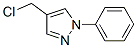 4-(Chloromethyl)-1-phenyl-1H-pyrazoleStructure,35715-71-0Structure 4-(Chloromethyl)-1-phenyl-1H-pyrazole Structure,35715-71-0Structure