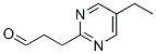 2-Pyrimidinepropanal ,5-ethyl-(9ci)Structure,357654-97-8Structure 2-Pyrimidinepropanal ,5-ethyl-(9ci) Structure,357654-97-8Structure