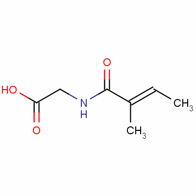 N-tigloylglycineStructure,35842-45-6Structure N-tigloylglycine Structure,35842-45-6Structure