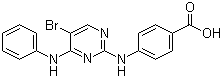4-(5-Bromo-4-(phenylamino)pyrimidin-2-ylamino)benzoic acidStructure,358789-05-6Structure 4-(5-Bromo-4-(phenylamino)pyrimidin-2-ylamino)benzoic acid Structure,358789-05-6Structure