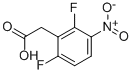 2-(2,6-Difluoro-3-nitrophenyl)acetic acidStructure,361336-78-9Structure 2-(2,6-Difluoro-3-nitrophenyl)acetic acid Structure,361336-78-9Structure