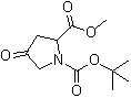 1-Tert-butyl 2-methyl 4-oxopyrrolidine-1,2-dicarboxylateStructure,362706-26-1Structure 1-Tert-butyl 2-methyl 4-oxopyrrolidine-1,2-dicarboxylate Structure,362706-26-1Structure