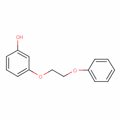 M-(2-苯氧基乙氧基)苯酚結(jié)構(gòu)式_36429-48-8結(jié)構(gòu)式