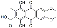 9,10-Dihydro-1,4-dihydroxy-6,7-dimethoxy-3-methyl-9,10-dioxo-2-anthracenecarboxylic acidStructure,36441-34-6Structure 9,10-Dihydro-1,4-dihydroxy-6,7-dimethoxy-3-methyl-9,10-dioxo-2-anthracenecarboxylic acid Structure,36441-34-6Structure