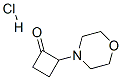 2-嗎啉-4-環(huán)丁烷酮鹽酸鹽結(jié)構(gòu)式_36461-20-8結(jié)構(gòu)式
