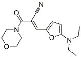 (9ci)-4-[2-氰基-3-[5-(二乙基氨基)-2-呋喃]-1-氧代-2-丙烯基]-嗎啉結(jié)構(gòu)式_366816-46-8結(jié)構(gòu)式