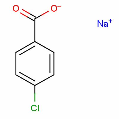 Sodium p-chlorobenzoateStructure,3686-66-6Structure Sodium p-chlorobenzoate Structure,3686-66-6Structure