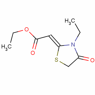 Ethyl (3-ethyl-4-oxothiazolidin-2-ylidene)acetateStructure,36958-87-9Structure Ethyl (3-ethyl-4-oxothiazolidin-2-ylidene)acetate Structure,36958-87-9Structure