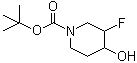 1-Piperidinecarboxylic acid, 3-fluoro-4-hydroxy-, 1,1-dimethylethyl esterStructure,373604-28-5Structure 1-Piperidinecarboxylic acid, 3-fluoro-4-hydroxy-, 1,1-dimethylethyl ester Structure,373604-28-5Structure