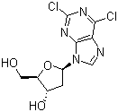 2,6-Dichloropurine-2-deoxyribosideStructure,37390-66-2Structure 2,6-Dichloropurine-2-deoxyriboside Structure,37390-66-2Structure