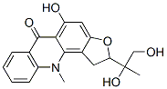 2-(1,2-二羥基-1-甲基乙基)-1,11-二氫-5-羥基-11-甲基呋喃并[2,3-c]吖啶-6(2H)-酮結(jié)構(gòu)式_37551-75-0結(jié)構(gòu)式
