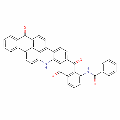 N-(5,10,15,16-tetrahydro-5,10,15-trioxoanthra(2,1,9-mna)naphth(2,3-h)acridin-11-yl)-benzamideStructure,3772-98-3Structure N-(5,10,15,16-tetrahydro-5,10,15-trioxoanthra(2,1,9-mna)naphth(2,3-h)acridin-11-yl)-benzamide Structure,3772-98-3Structure