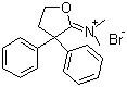 3,3-Diphenyltetrahydrofuran-2-ylidene(dimethyl)ammonium bromideStructure,37743-18-3Structure 3,3-Diphenyltetrahydrofuran-2-ylidene(dimethyl)ammonium bromide Structure,37743-18-3Structure