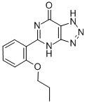 1,4-Dihydro-5-(2-propoxyphenyl)-7H-1,2,3-triazolo(4,5-d)pyrimidin-7-oneStructure,37762-06-4Structure 1,4-Dihydro-5-(2-propoxyphenyl)-7H-1,2,3-triazolo(4,5-d)pyrimidin-7-one Structure,37762-06-4Structure