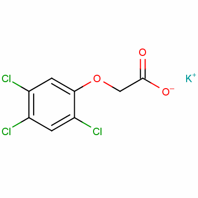 2,4,5-Trichlorophenoxyacetic acid potassium saltStructure,37785-57-2Structure 2,4,5-Trichlorophenoxyacetic acid potassium salt Structure,37785-57-2Structure