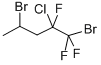 1,4-Dibromo-2-chloro-1,1,2-trifluoropentaneStructure,380-57-4Structure 1,4-Dibromo-2-chloro-1,1,2-trifluoropentane Structure,380-57-4Structure