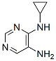 4,5-Pyrimidinediamine,n4-cyclopropyl-(9ci)Structure,380605-40-3Structure 4,5-Pyrimidinediamine,n4-cyclopropyl-(9ci) Structure,380605-40-3Structure