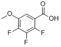 2,3,4-Trifluoro-5-methoxy benzoic acid Structure,38233-47-5Structure