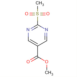 2-(Methylsulfonyl)-5-pyrimidinecarboxylic acid methyl esterStructure,38275-49-9Structure 2-(Methylsulfonyl)-5-pyrimidinecarboxylic acid methyl ester Structure,38275-49-9Structure
