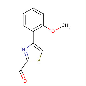 4-(2-Methoxy-phenyl)-thiazole-2-carbaldehydeStructure,383142-89-0Structure 4-(2-Methoxy-phenyl)-thiazole-2-carbaldehyde Structure,383142-89-0Structure