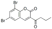 6,8-Dibromo-3-butyryl-2h-chromen-2-oneStructure,3855-85-4Structure 6,8-Dibromo-3-butyryl-2h-chromen-2-one Structure,3855-85-4Structure