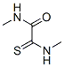 N-methyl-2-thioxo-2-(methylamino)acetamideStructure,38762-37-7Structure N-methyl-2-thioxo-2-(methylamino)acetamide Structure,38762-37-7Structure