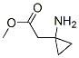 2-(1-氨基環(huán)丙基)乙酸甲酯結(jié)構(gòu)式_387845-51-4結(jié)構(gòu)式