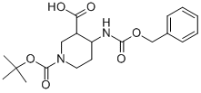 4-Benzyloxycarbonylamino-piperidine-1,3-dicarboxylic acid 1-tert-butyl esterStructure,388108-92-7Structure 4-Benzyloxycarbonylamino-piperidine-1,3-dicarboxylic acid 1-tert-butyl ester Structure,388108-92-7Structure