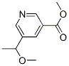 5-(1-Methoxyethyl)-3-pyridinecarboxylic acid methyl esterStructure,38940-66-8Structure 5-(1-Methoxyethyl)-3-pyridinecarboxylic acid methyl ester Structure,38940-66-8Structure
