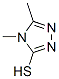 4,5-Dimethyl-4H-(1,2,4)triozole-3-thiolStructure,38942-50-6Structure 4,5-Dimethyl-4H-(1,2,4)triozole-3-thiol Structure,38942-50-6Structure