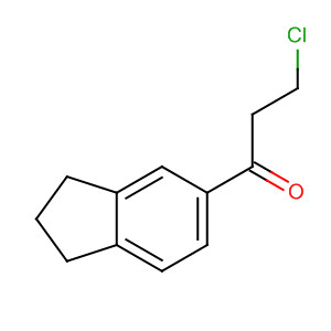 3-Chloro-1-indan-5-yl-propan-1-oneStructure,39105-39-0Structure 3-Chloro-1-indan-5-yl-propan-1-one Structure,39105-39-0Structure