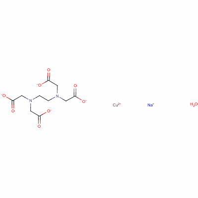 Ethylenediaminetetraacetic acid disodium copper salt Structure,39208-15-6Structure