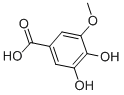 3,4-Dihydroxy-5-methoxybenzoic acid Structure,3934-84-7Structure