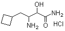 3-Amino-4-cyclobutyl-2-hydroxybutanamide hydrochlorideStructure,394735-23-0Structure 3-Amino-4-cyclobutyl-2-hydroxybutanamide hydrochloride Structure,394735-23-0Structure