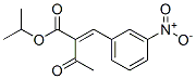 Isopropyl 2-(3-nitrobenzylidene)acetoacetate Structure,39562-25-9Structure
