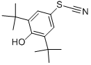 2,6-Di-tert-butyl-4-thiocyanato-phenolStructure,3957-71-9Structure 2,6-Di-tert-butyl-4-thiocyanato-phenol Structure,3957-71-9Structure