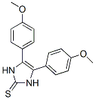 4,5-Bis-(4-methoxy-phenyl)-1,3-dihydro-imidazole-2-thioneStructure,39908-69-5Structure 4,5-Bis-(4-methoxy-phenyl)-1,3-dihydro-imidazole-2-thione Structure,39908-69-5Structure