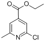 Ethyl 2-chloro-6-methylpyridine-4-carboxylate Structure,3998-88-7Structure