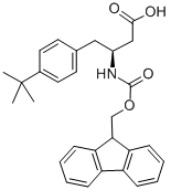 Fmoc-(s)-3-氨基-4-(4-叔丁基苯基)丁酸結(jié)構(gòu)式_403661-86-9結(jié)構(gòu)式