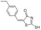 (5E)-5-(4-Ethylbenzylidene)-2-mercapto-1,3-thiazol-4(5H)-oneStructure,403811-55-2Structure (5E)-5-(4-Ethylbenzylidene)-2-mercapto-1,3-thiazol-4(5H)-one Structure,403811-55-2Structure