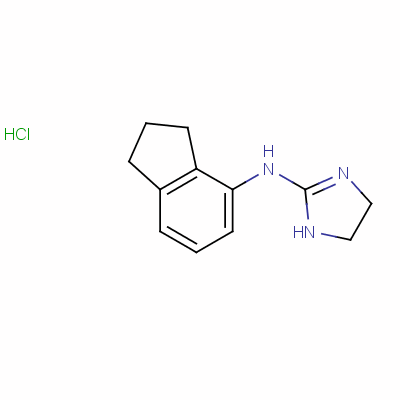 N-(2,3-dihydro-1h-inden-4-yl)-4,5-dihydro-1h-imidazol-2-amine monohydrochlorideStructure,40507-80-0Structure N-(2,3-dihydro-1h-inden-4-yl)-4,5-dihydro-1h-imidazol-2-amine monohydrochloride Structure,40507-80-0Structure