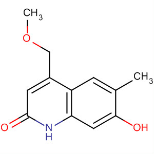 2(1H)-quinolinone, 7-hydroxy-4-(methoxymethyl)-6-methyl-(9ci)Structure,406169-90-2Structure 2(1H)-quinolinone, 7-hydroxy-4-(methoxymethyl)-6-methyl-(9ci) Structure,406169-90-2Structure