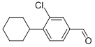 3-Chloro-4-cyclohexylbenzaldehydeStructure,40891-68-7Structure 3-Chloro-4-cyclohexylbenzaldehyde Structure,40891-68-7Structure