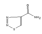 1,2,3-Thiadiazole-4-carboxamideStructure,4100-20-3Structure 1,2,3-Thiadiazole-4-carboxamide Structure,4100-20-3Structure