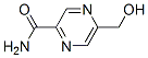 Pyrazinecarboxamide, 5-(hydroxymethyl)-Structure,412277-94-2Structure Pyrazinecarboxamide, 5-(hydroxymethyl)- Structure,412277-94-2Structure